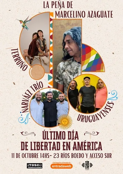 LA PEÑA DE MARCELINO AZAGUATE ULTIMO DIA DE LA LIBERTAD DE AMERICA