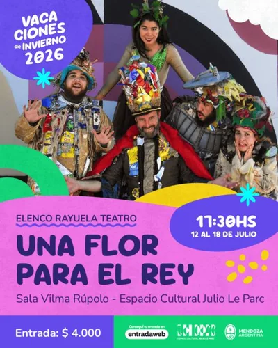 UNA FLOR PARA EL REY VACACIONES DE INVIERNO 2026