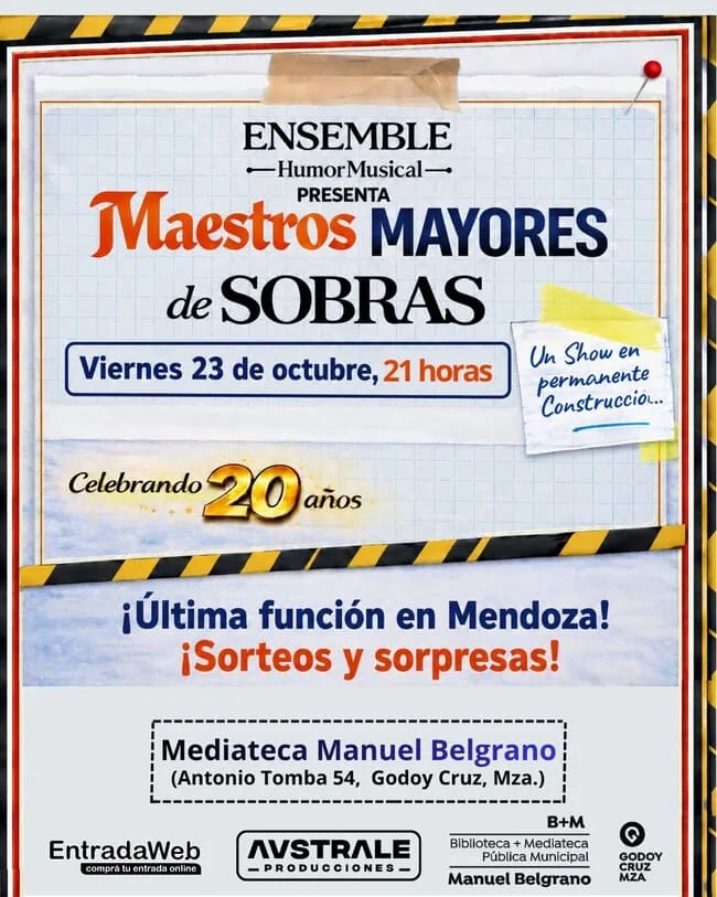 ENSEMBLE (HUMOR – MUSICAL) presenta MAESTROS MAYORES DE SOBRAS