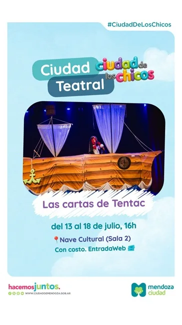 LAS CARTAS DE TENTAC Ciudad de los Chicos 2026