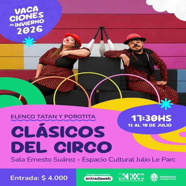 CLASICOS DEL CIRCO VACACIONES DE INVIERNO 2026