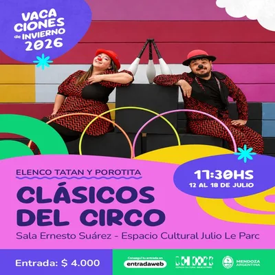 CLASICOS DEL CIRCO VACACIONES DE INVIERNO 2026