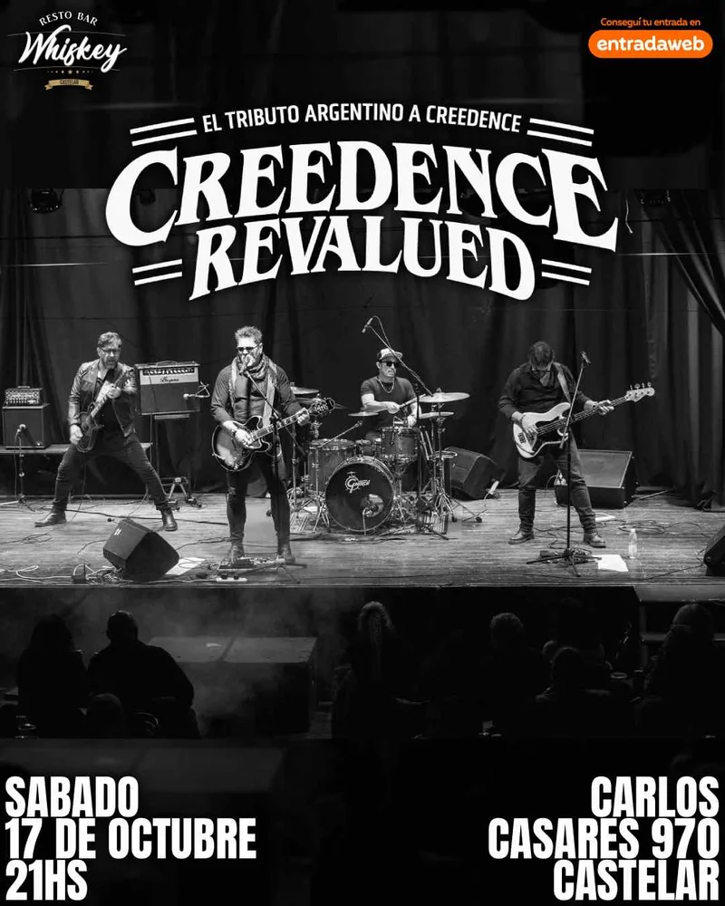 CREEDENCE CLEARWATER REVIVAL X CREEDENCE REVALUED en WHISKEY BAR