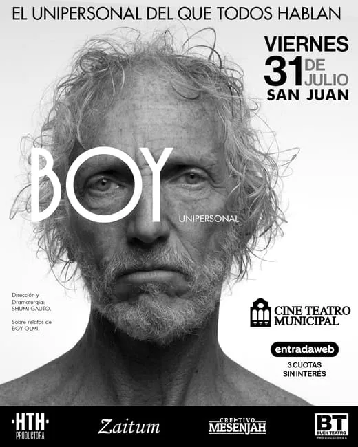 BOY OLMI presenta BOY - UNIPERSONAL en SAN JUAN