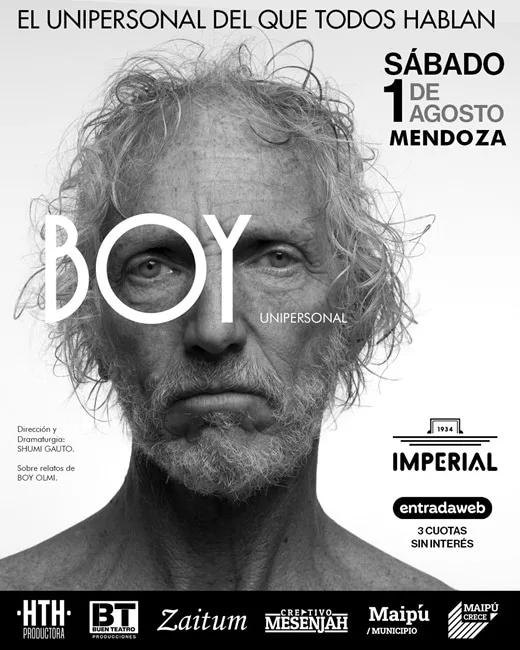 BOY OLMI presenta BOY - UNIPERSONAL en MENDOZA