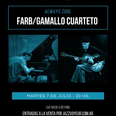 FARB/GAMALLO CUARTETO - ALWAYS COOL - Jazz Voyeur Club