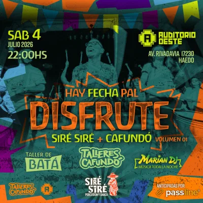 FECHA PAL DISFRUTE x Siré Siré