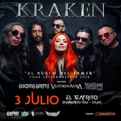 KRAKEN - El Rugido del Kraken - Tour Latinoamérica 2026