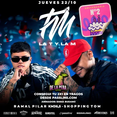 LA T Y LA M   - EN AFTER DE LA PERA & ED MUSIC