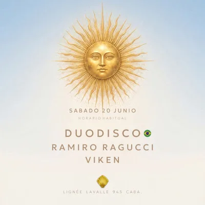 LIGNEE - SABADO 20 DE JUNIO - DUODISCO 🇧🇷 - RAMIRO RAGUCCI - VIKEN