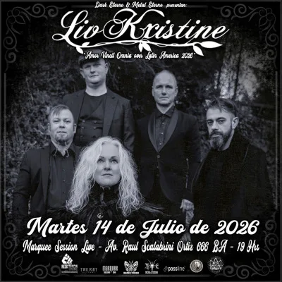 Liv Kristine en Argentina