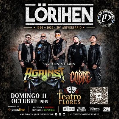 LÖRIHEN 30 AÑOS - TEATRO FLORES