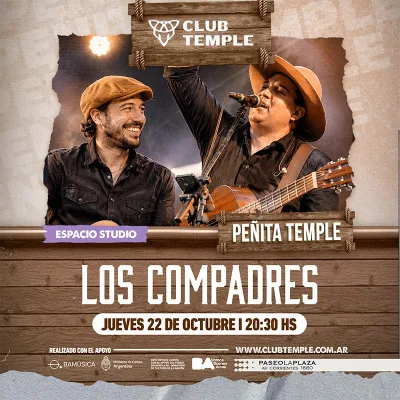 LOS COMPADRES - PEÑITA TEMPLE!