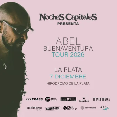 ABEL PINTOS presenta Buenaventura Tour en el Hipodromo de La Plata