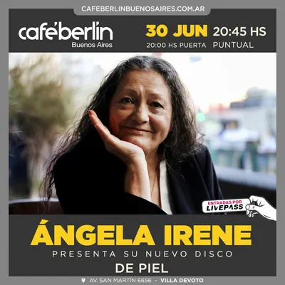 Angela Irene en Cafe Berlin