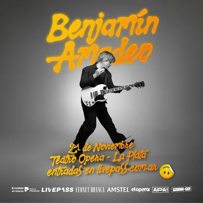 BENJAMIN AMADEO en el Teatro Opera LP