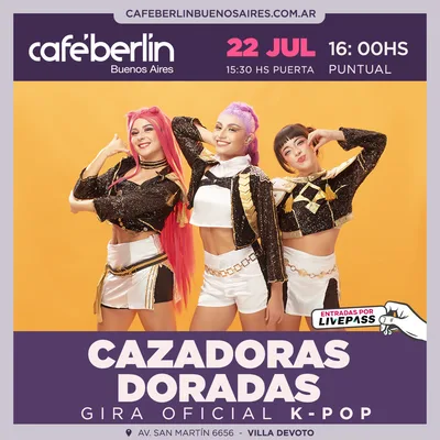 Cazadoras Doradas en Cafe Berlin