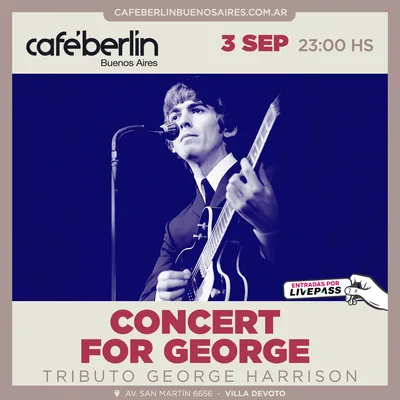 Concert for George- Tributo a George Harrison en Cafe Berlin