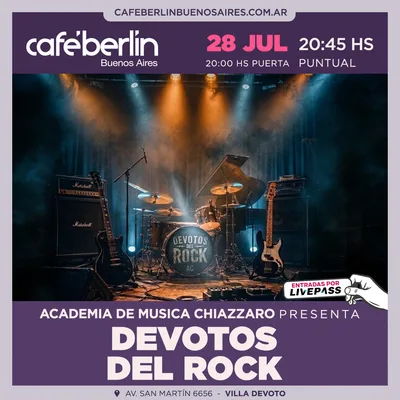Devotos del Rock en Cafe Berlin