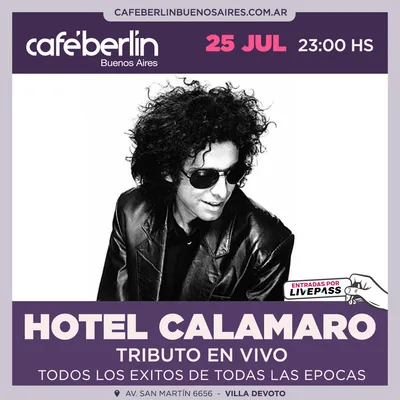 Hotel Calamaro en Cafe Berlin