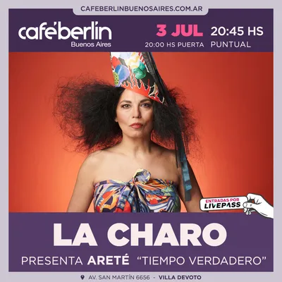La Charo en Cafe Berlin
