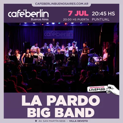 La Pardo Big Band en Cafe Berlin