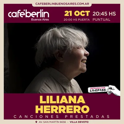 Liliana Herrero en Cafe Berlin