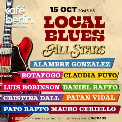 LOCAL BLUES All Stars en Cafe Berlin