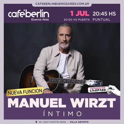 Manuel Wirzt en Cafe Berlin