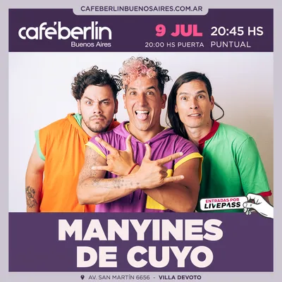 Manyines de Cuyo en Cafe Berlin