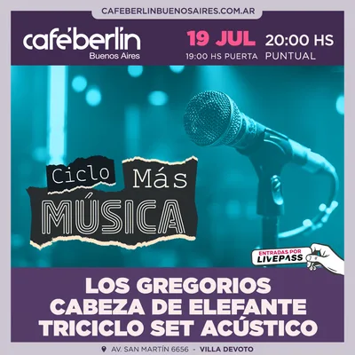 Mas Musica en Cafe Berlin