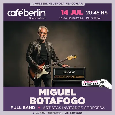 Miguel Botafogo en Cafe Berlin