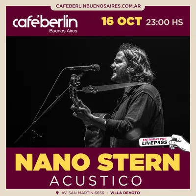 Nano Stern en Cafe Berlin