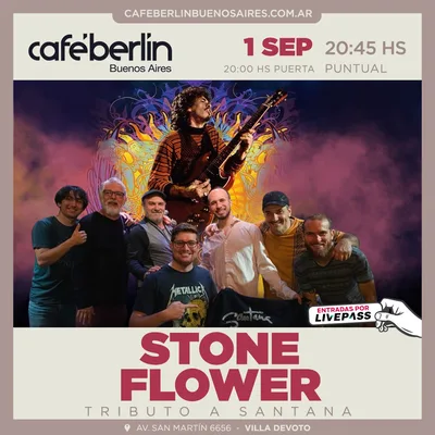 Stone Flower en Cafe Berlin