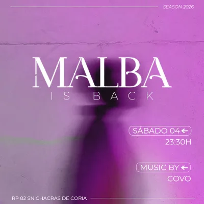 MALBA IS BACK - APERTURA!