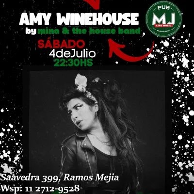 MINA & THE HOUSE BAND - TRIBUTO A AMY WINEHOUSE - EN MR JONES PUB