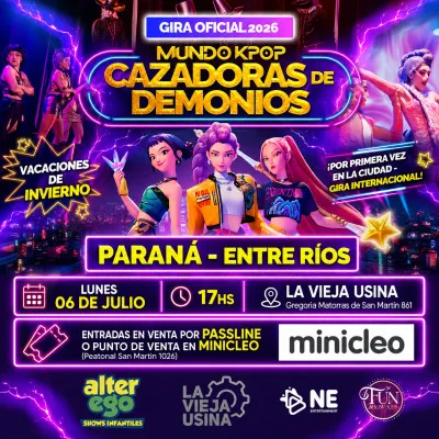 MUNDO KPOP CAZADORAS DE DEMONIOS EN PARANÁ ENTRE RIOS