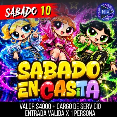 NIX - SABADO 10 DE OCTUBRE - EN CABAX