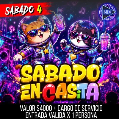NIX - SABADO 4 DE JULIO - EN CABAX