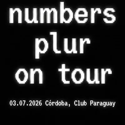 Numbers Plur On Tour Córdoba