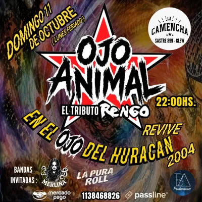OJO ANIMAL EN EL OJO DEL HURACAN
