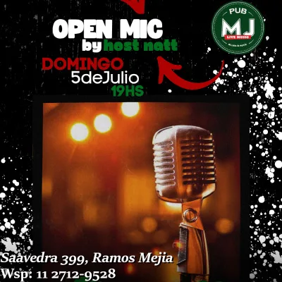 OPEN MIC - HOST NATT - EN MR JONES PUB