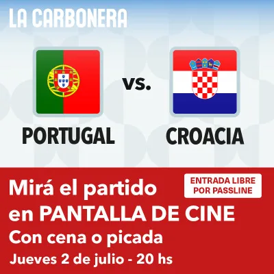 Partido Portugal - Croacia en Pantalla Grande en La Carbonera Mundial 2026