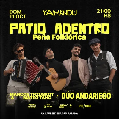 Peña Andariega - Duo Andariego / Mateo Tano / Marcos Trzuskot - Dom 11 Oct