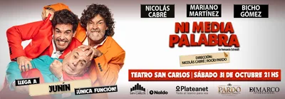 NI MEDIA PALABRA...