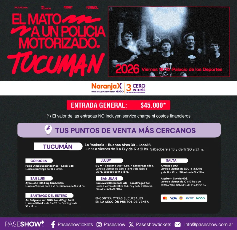 EL MATO A UN POLICIA MOTORIZADO TUCUMAN 16 OCTUBRE
