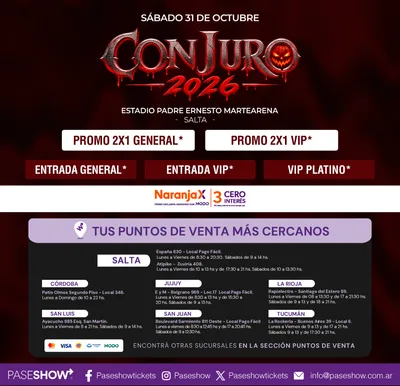 HALLOWEEN CONJURO SALTA 2026