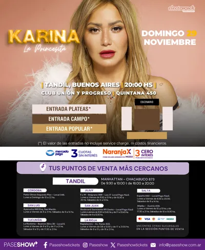 KARINA TANDIL 29 DE NOVIEMBRE
