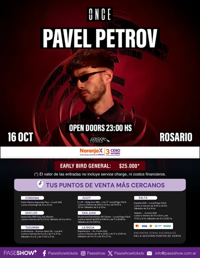 PAVEL PETROV X ONCE ROSARIO 16 OCTUBRE
