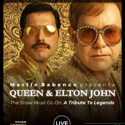 Queen y Elton John, por Martin Babenco